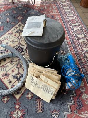 Electric Cricket Ash-Vac and vintage royal vacuum