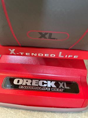 Oreck XL commercial Endurolife Belt. & handheld Oreck XL vacuum