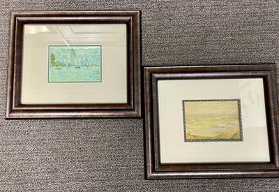 Framed Impressionist Prints by Claude Monet and Pierre Auguste Renoir
