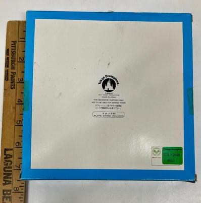 Disney DONALD DUCK AND CHIP N' DALE Collector's Plate from Tokyo Disneyland - no plate stand - RARE Made in Japan