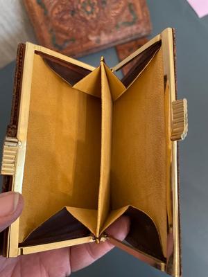 Leather Hand tooled ensemble – purse, wallet, and key holder