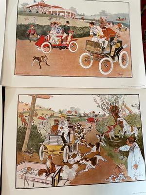 Set of four prints - very cute!