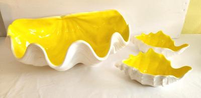 Lot #3 Vintage Fitz and Floyd Seafood Set - 3 pieces