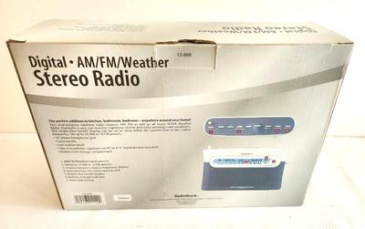 Lot #8 Vintage Radio Shack 12-888 Digital AM/FM Radio/Weather Stations - new in box!