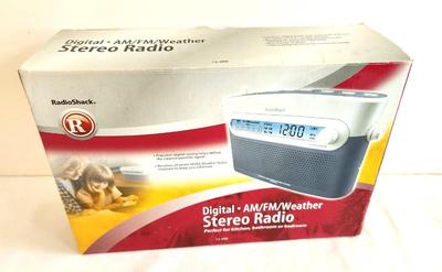 Lot #8 Vintage Radio Shack 12-888 Digital AM/FM Radio/Weather Stations - new in box!