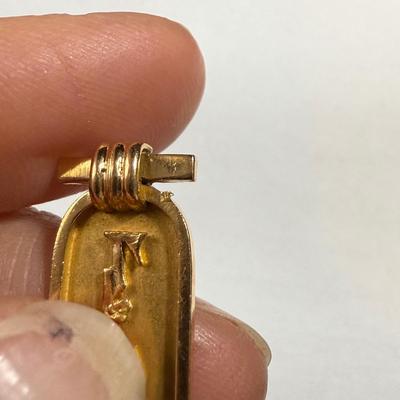 18K Egyptian Cartouche Pendants (K-HS)