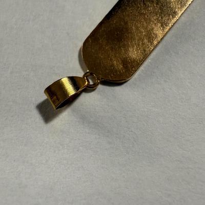 18K Egyptian Cartouche Pendants (K-HS)