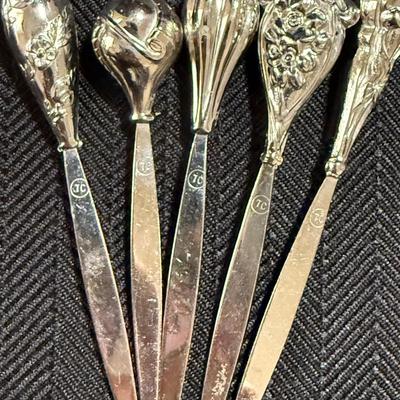 11 Sterling Silver Cocktail Picks (K-HS)