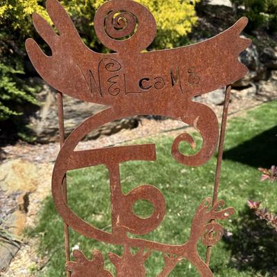 Rusty Metal Garden Art (G-HS)