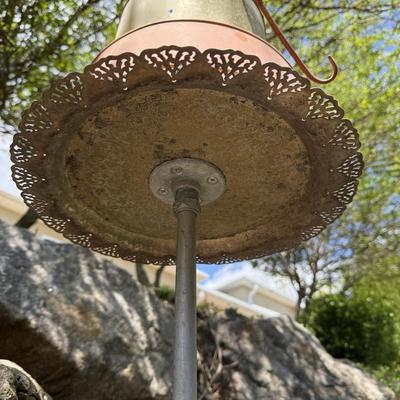 P. Atwood Birdhouses with Two Rebar Flamingos (G-HS)