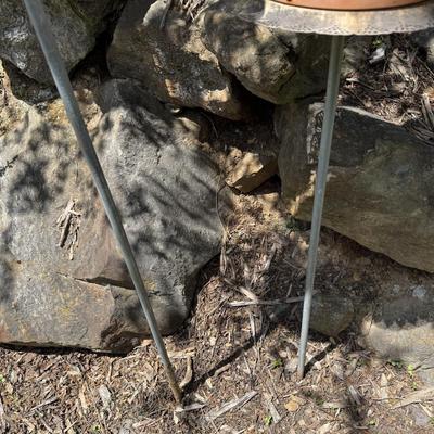 P. Atwood Birdhouses with Two Rebar Flamingos (G-HS)