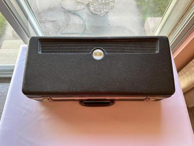 VINTAGE BUNDY TRUMPET DESIGNED BY VINCENT BACH WITH CASE