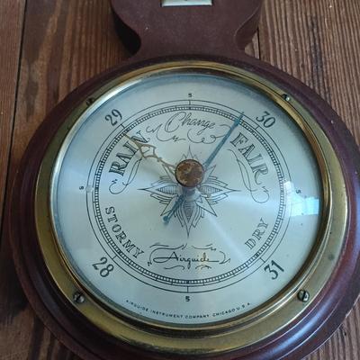 LOT 684: Set of (3) Banjo Style Barometers