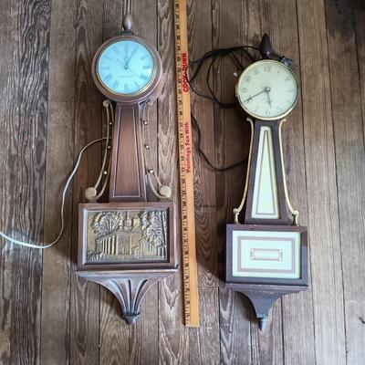 LOT 688: General Electric and Seth Thomas Electric Wall Clocks