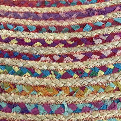 Round Rainbow Rag Rug by Orient Originals, 6’ (GB-HS)