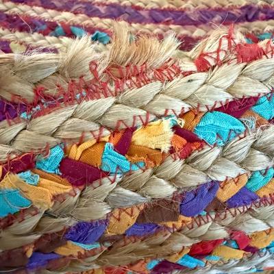 Round Rainbow Rag Rug by Orient Originals, 6’ (GB-HS)