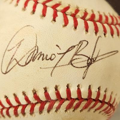 Damon Buford Baltimore Orioles OMLB Signed Autographed Baseball In Collectors Case