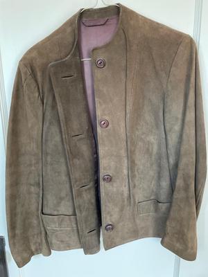 Three coats, Abercrombie Fitch, L L Bean, suede