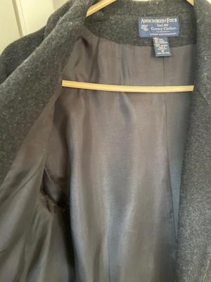 Three coats, Abercrombie Fitch, L L Bean, suede