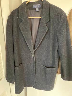 Three coats, Abercrombie Fitch, L L Bean, suede