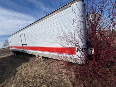 Semi trailer, used for storage no title