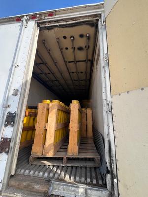 Semi trailer, used for storage no title
