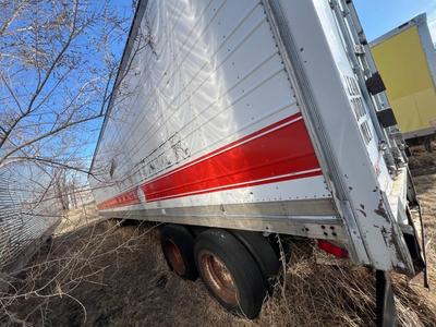 Semi trailer, used for storage no title