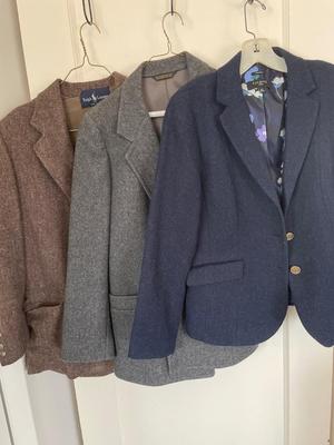 Wool blazers Talbots, Ralph Lauren, David Brooks Ltd