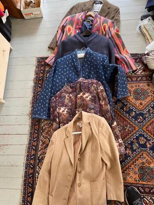 Six blazers, Brooks Brothers, Talbots and handmade