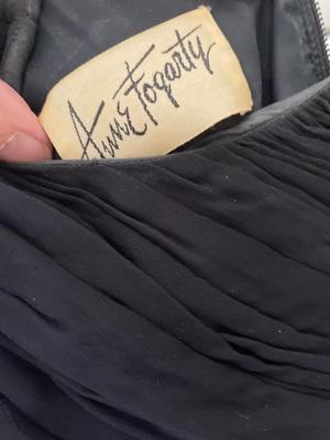 Assorted dresses including a black dressy Ann Fogerty