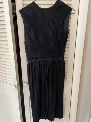 Assorted dresses including a black dressy Ann Fogerty
