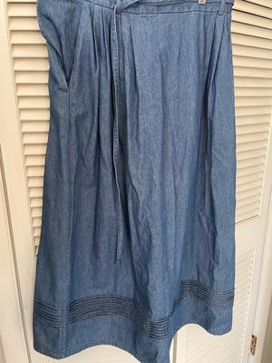 Five handmade dresses, two skirts
