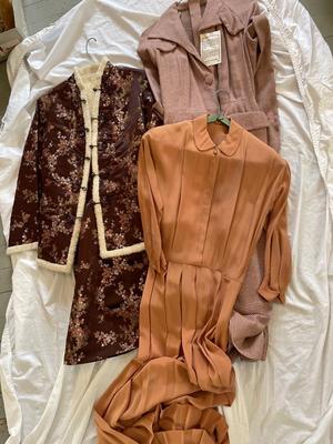 Two handmade dresses, and one two piece handmade