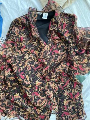 Ten blouses, assorted sizes and designers!