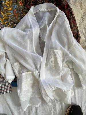 Ten blouses, assorted sizes and designers!