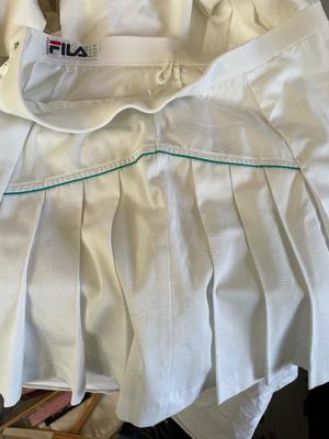 Tennis dress and skirt, blouses and night giwn