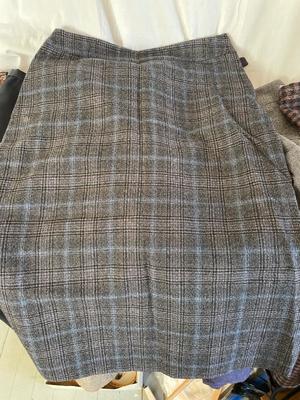 Eleven skirts seamstress made, some wools
