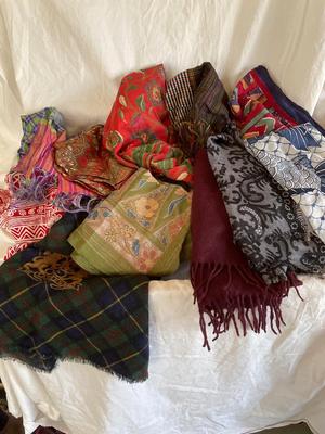 Assorted scarves