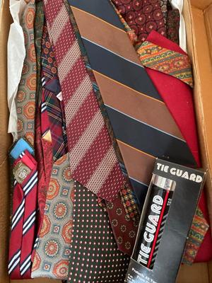 Assortment of men’s wide ties