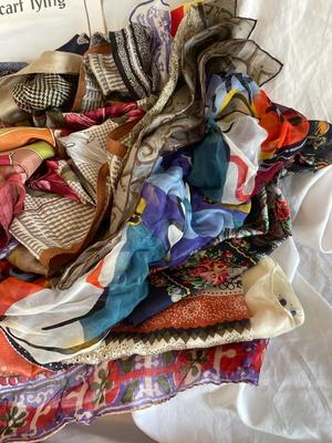 Fabulous assortment of scarfs
