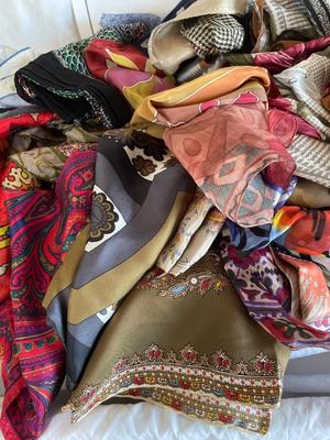 Fabulous assortment of scarfs