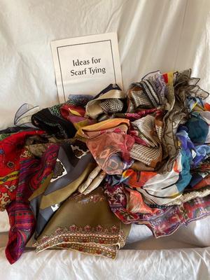 Fabulous assortment of scarfs