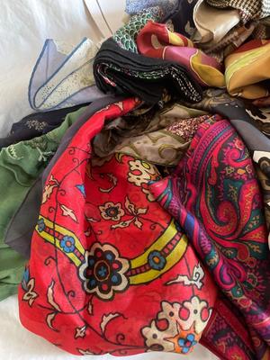 Fabulous assortment of scarfs