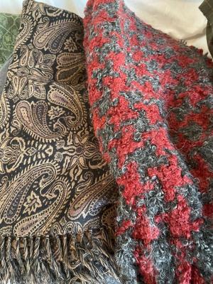 Assortment of shawls and wraps