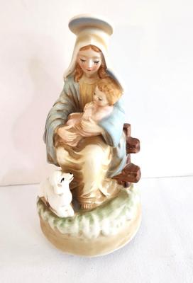Lot #18 Madonna and Child Music Box - works