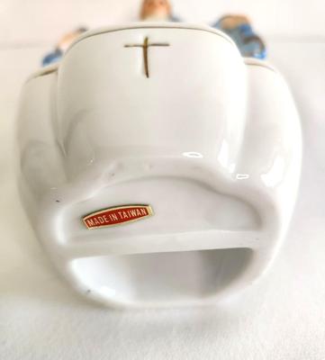 Lot #22 Vintage Holy Water Font - Virgin Mary