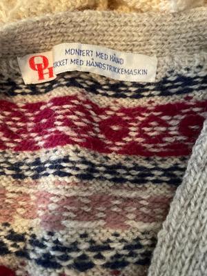 Vest and sweater