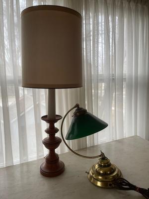 Two vintage lamps