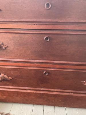 Three drawer amazing wood dresser