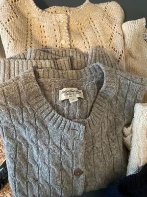 Selection of women’s cardigans